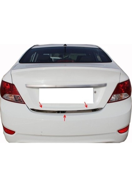Hyundai Accent Blue Solaris Uyumlu Bagaj Alt Çıtası 2011 Üzeri Paslanmaz Krom fiyatları