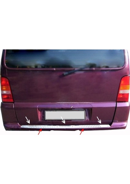 Mercedes VİTO/W638 Uyumlu Arka Tampon Eşiği 1996-2003 Paslanmaz Krom fiyatları