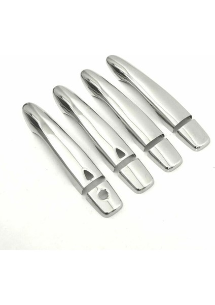 Nissan Pulsar Uyumlu Kapı Kolu Sensörlü 4 Parça 2014-2021 Paslanmaz Krom