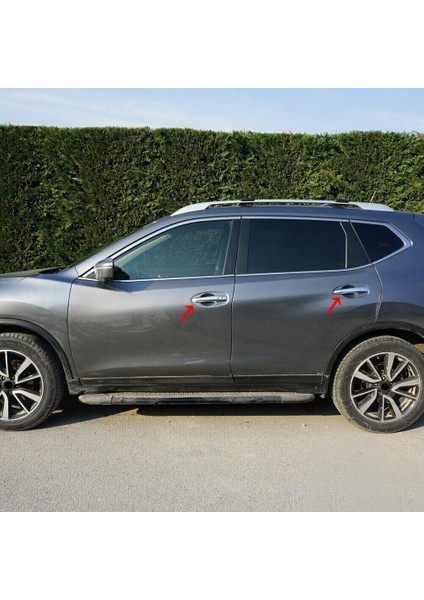 Nissan Pulsar Uyumlu Kapı Kolu Sensörlü 4 Parça 2014-2021 Paslanmaz Krom fiyatları