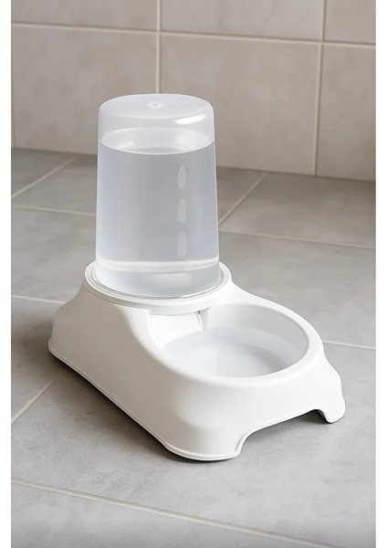 Hazneli Kedi ve Köpek Mama & Sukabı 3,5 Litre fiyatları