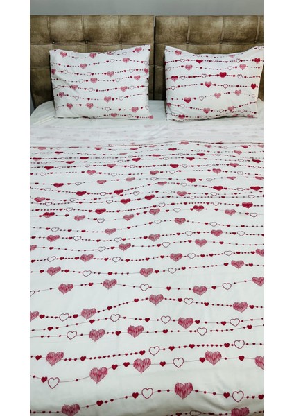 Kalpli Desenli Çift Kişilik Nevresim Takımı