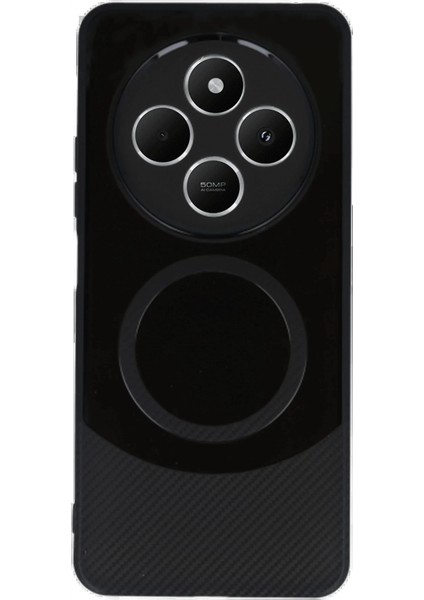 Xiaomi Redmi 14C Kılıf Maya Karbon Kapak - Siyah modelleri