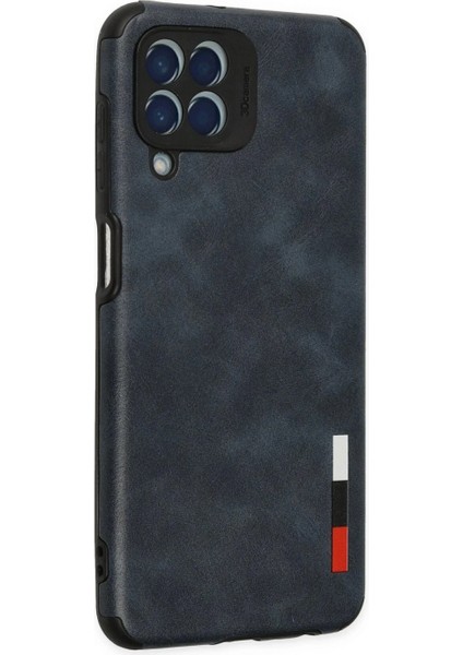 Samsung Galaxy M33 Kılıf Loop Deri Silikon - Lacivert modelleri