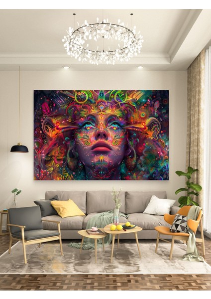 Mandala Kadın Baskı Kanvas Tablo fırsatları