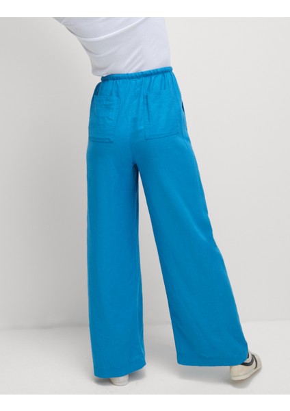 Wide Leg Keten Pantolon fiyatları