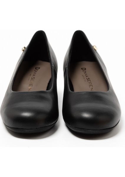 Kadın Topuklu/ Stiletto 4L5863DP Donna Serena 5863DP Nappa Pelle Nero