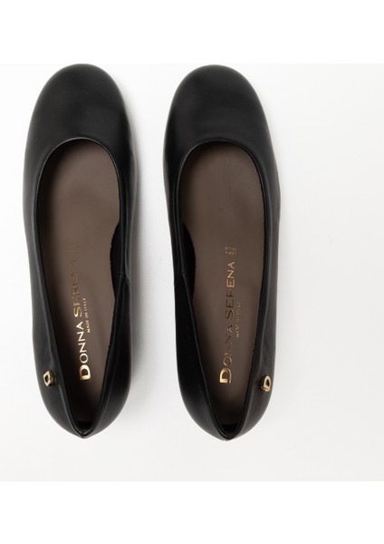 Kadın Topuklu/ Stiletto 4L5863DP Donna Serena 5863DP Nappa Pelle Nero