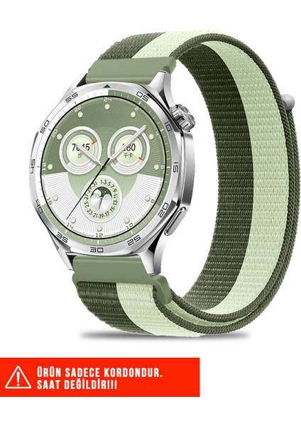 Huawei Watch Ultimate / Gt3 Se / Gt3 Elite / Gt Sport 46MM / Gt Runner Uyumlu Hasır Örgü Kordon 22MM