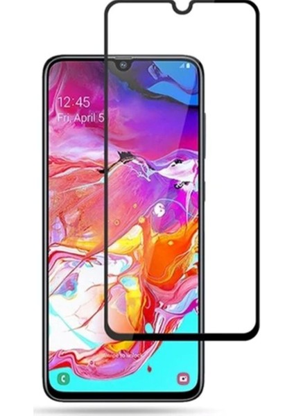 Samsung Galaxy A70 Ekran Koruyucu Seramik Esnek Bükülebilen Kırılmaz Cam 9d