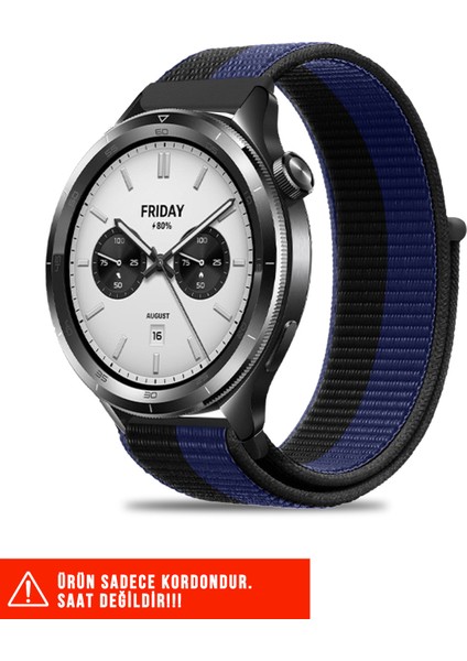 Amazfit Pace / Gtr 2 / Gtr 2e / Gtr 3 / Gtr 3 Pro / Gtr 47MM Uyumlu Hasır Örgü Cırtlı Kordon 22MM