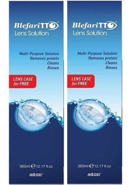 Blefaritto Lens Solüsyonu 360 ml 2 Adet