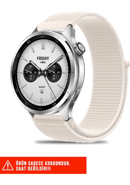 Amazfit Pace / Gtr 2 / Gtr 2e / Gtr 3 / Gtr 3 Pro / Gtr 47MM Uyumlu Hasır Örgü Cırtlı Kordon 22MM