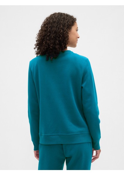 Kadın Mavi Gap Logo Crewneck Sweatshirt indirimleri