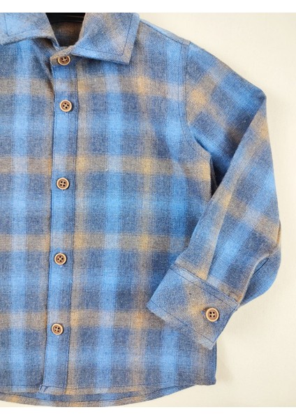 Erkek Çocuk Ekose Flanel Gömlek modelleri