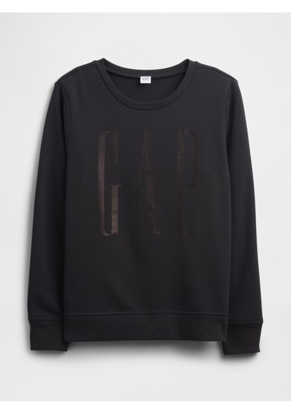 Kadın Siyah Gap Logo Crewneck Sweatshirt fiyatları