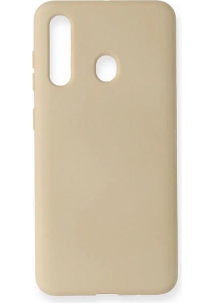 Samsung Galaxy M40 Kılıf Nano Içi Kadife Silikon - Kemik