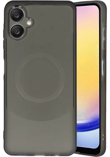 Samsung A06 Kılıf Maya Karbon Kapak - Siyah