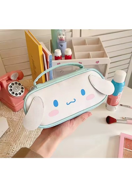 Sanrio Kawaii Kuromi My Melody Cinnamoroll Deri Cüzdan Kalemlik Çanta Şık Tasarımlı Kaliteli Kalemli