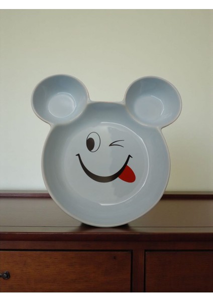 Seramik El Yapımı Çocuk Mama Tabağı