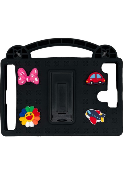 Çoçuk Için Siyah Tablet Kılıfı Galaxy Tab A8 /s6 Lite Huawei / Lenovo Tab P10 - Tab M10 Seri Uyumlu