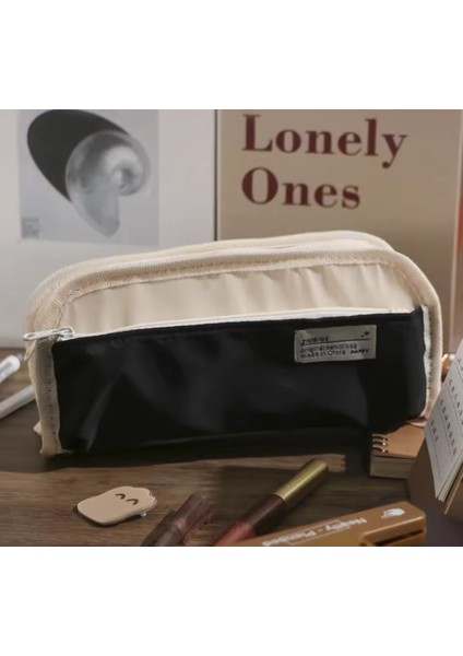 Geniş Kapasiteli Kanvas Su Geçirmez Lüx Büyüm Hacimli Kalemlik Cüzdan Okul Öncesi Sevimli Hediyelik