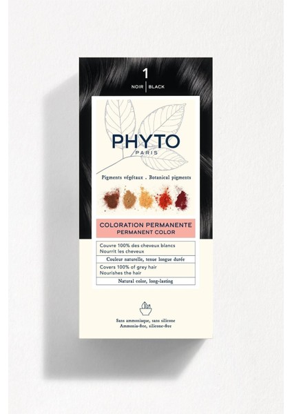 Asfstore Phyto Color Saç Boyası - Siyah 1 fiyatları