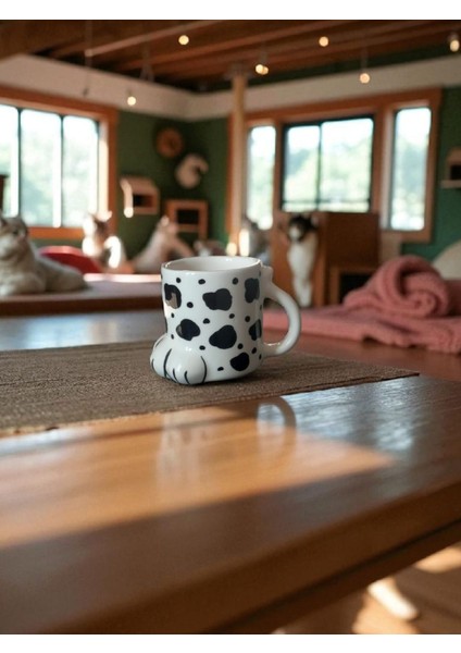 Seramik El Yapımı Pati Kupa