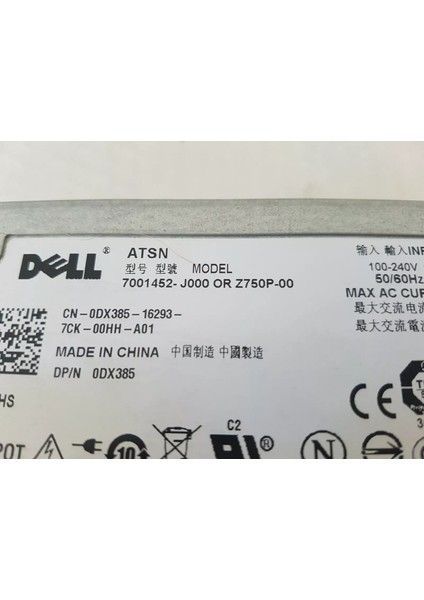 - Power Supply Astn 7001452-J000 Or Z750P-00 12V 750WATT Refrubıshed modelleri