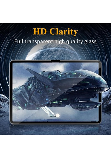 Apple iPad Air 6.nesil M2 Uyumlu Ön Koruma Cam Ekran Koruyucu 9h Temperli Cam Film, Hd Şeffaf
