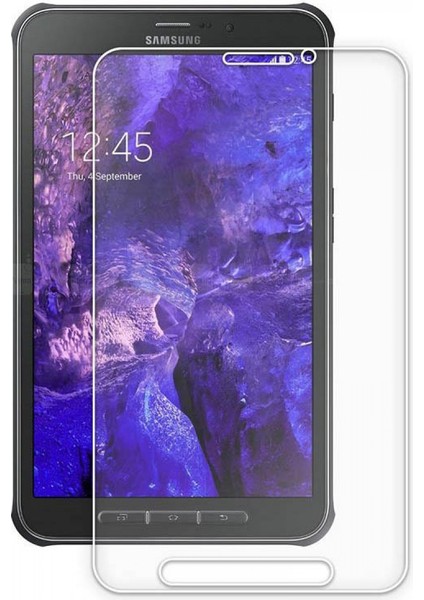 Parmak Izi Önleyici Cam Koruma Filmi Samsung Galaxy T360 Tab Active Uyumlu Ön Koruma Ekran Koruyucu