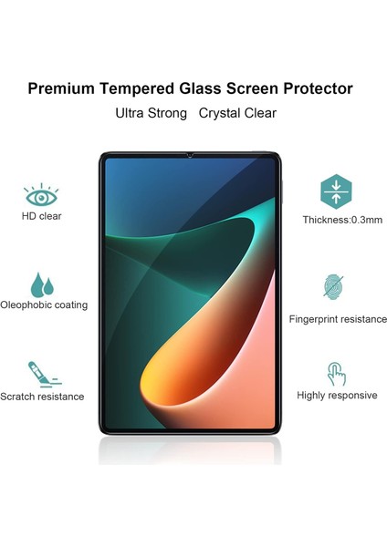Ekran Koruyucu Filmi Camı Xiaomi Redmi Pad 5 Uyumlu Ekran Camı Koruması Filmi Şeffaf-Çizilmez-Şeffaf modelleri