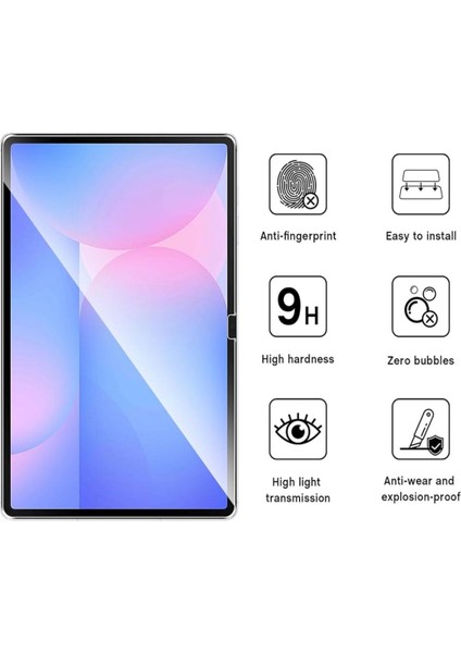 Samsung Galaxy Tab S10 Fe+ Uyumlu Temperli Ekran Koruyucu Kirilmaz Cam fiyatları