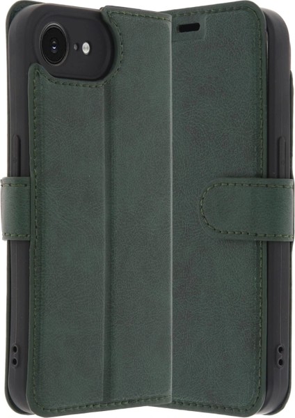 iPhone 16E Kılıf Trend S Plus Kapaklı Kılıf - Yeşil fırsatları