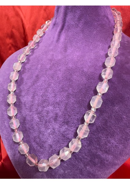 Pembe Kuvars Kolye fırsatları