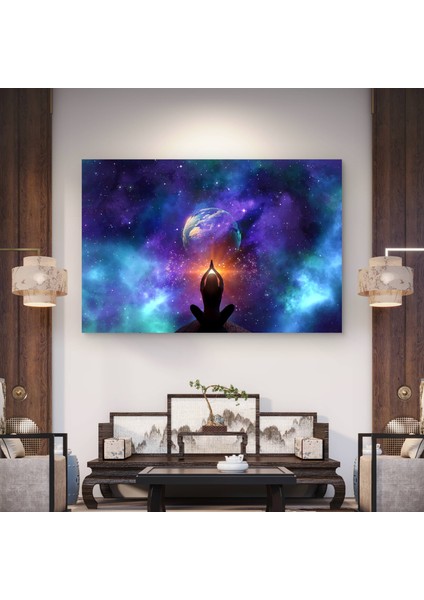 Meditasyon Gezegenbaskı Kanvas Tablo modelleri