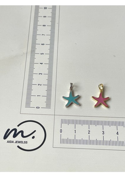 925 Ayar Gümüş Sıkma Kuvars Taşlı Şans Yıldızı Gümüş Kolye Ucu modelleri
