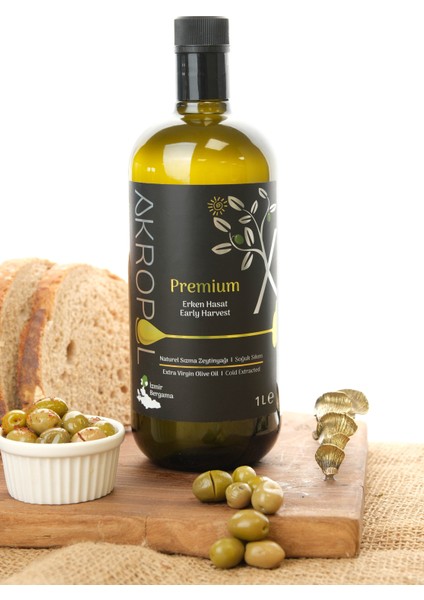 Premium 1×1=2 Litre Soğuk Sıkım Erken Hasat Naturel Sızma Zeytinyağı - Taptaze Meyvemsi Aroma indirimleri