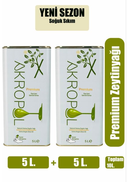 Natürel Sızma Zeytinyağı- Soğuk Sıkım Zeytinyağı- Alaca Hasat- Düşük Asit- Yüksek Polifenollü- 10 Litre Teneke