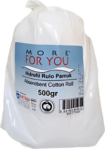 More For You Hidrofil Rolo Pamuk 500 gr