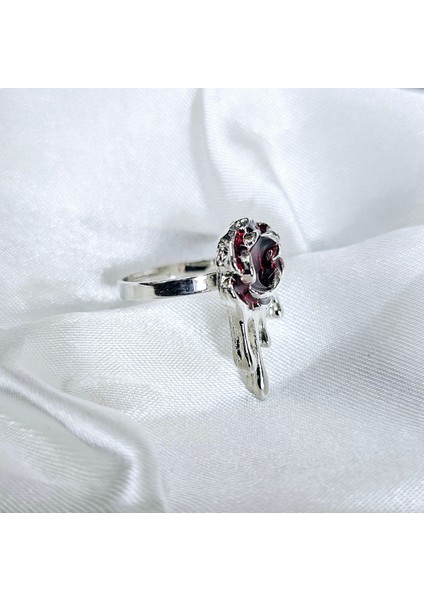 Ayarlanabilir Kırmızı Mineli Gözyaşı Yüzük fiyatları