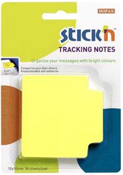Stıckn Yapışkanlı Not Kağıdı Trackıng 50 Yp 70X70 Fosforlu Sarı 21478