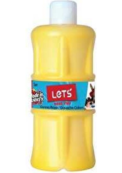 Lets Guaj Boya 500 ml Plastik Sarı L-5101