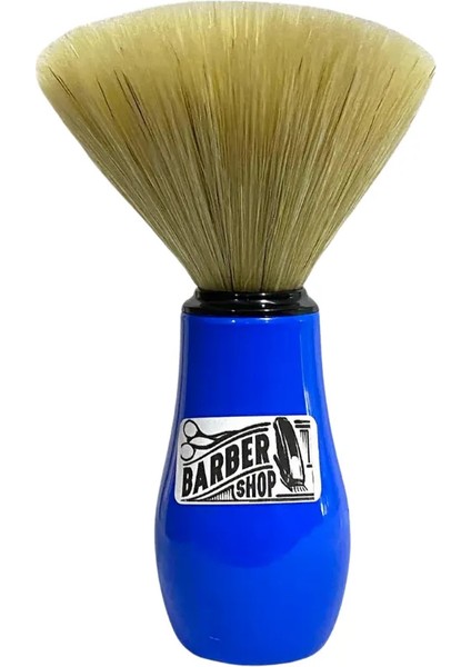 Barber Shop Ense Fırçası Mavi Krem