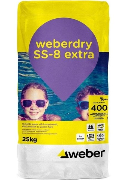 Dry Ss-8 Extra Süper Elastik Su Yalıtımı 25+10 kg