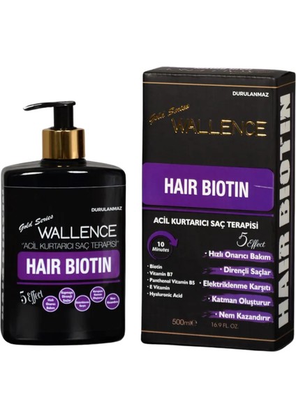Wallence Haır Bıotın Acil Kurtarıcı Saç Terapisi 500 ml