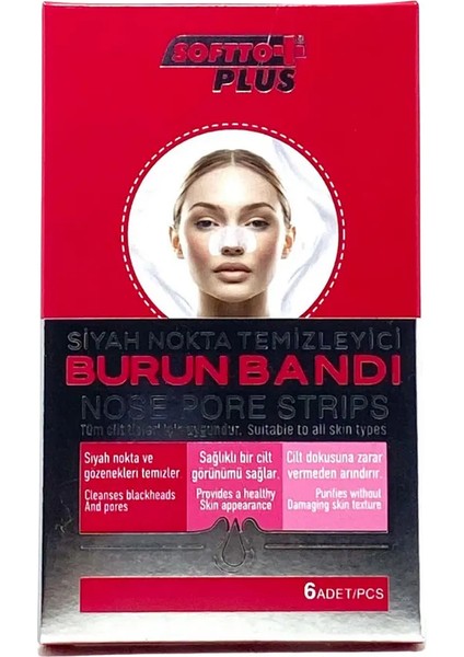 Softto Plus Burun Bandı Pembe