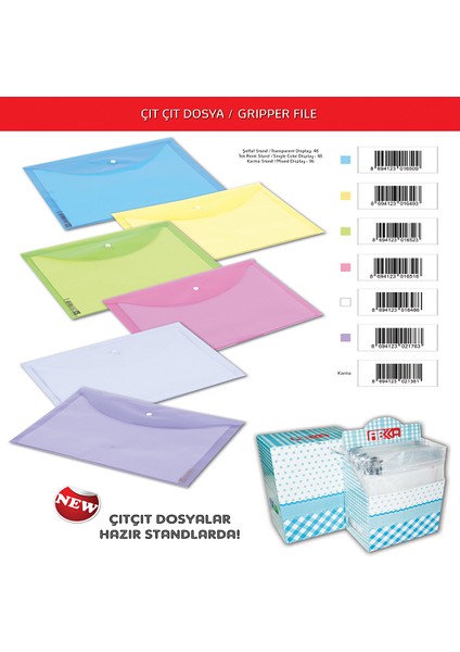 Çıtçıtlı Dosya Kırmızı