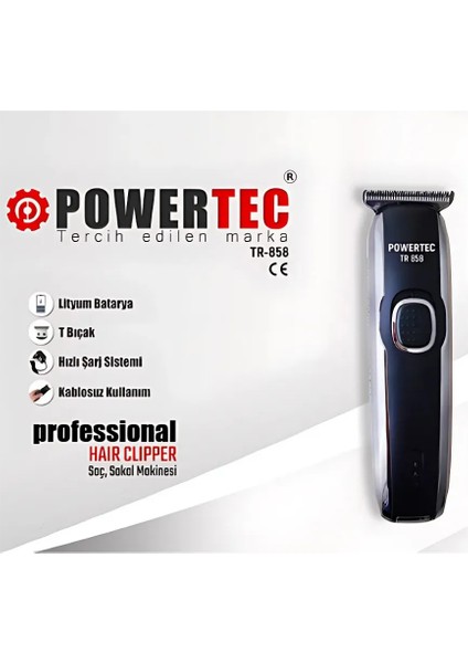 Powertec Tr 858 Sakal Ense Kesim Makinası 2 Yıl Garantili indirimleri