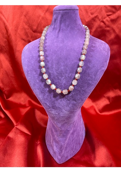 Çilek Kuvars Kolye modelleri